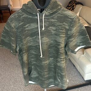 Hollister Olive Camouflage Hoodie